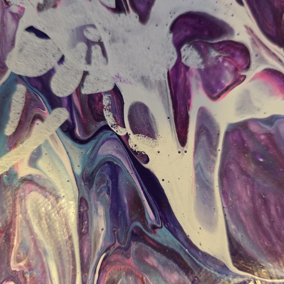 HANDCRAFTED Abstract Heart Painting HANDMADE HANDPAINTED Home Wall Art Decor - Picture 5 of 17